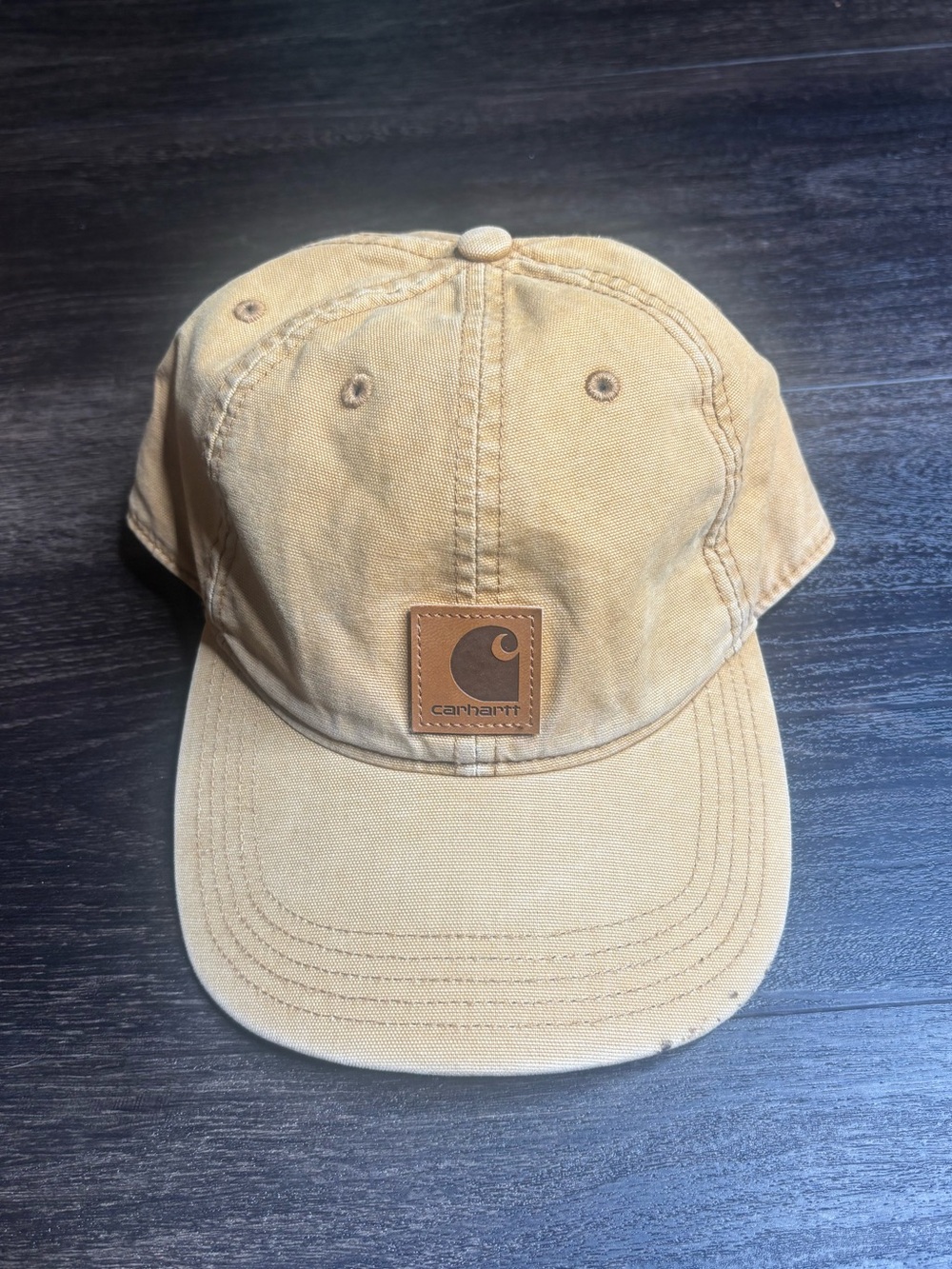 Carhartt Odessa Cap Hat Brown Cotton Canvas Adjustable Gorpcore Casual Dad Hat